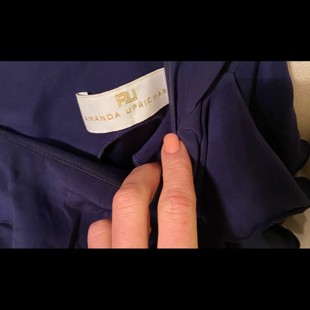 Amanda Uprichard silk blue romper - Picture 10 of 10